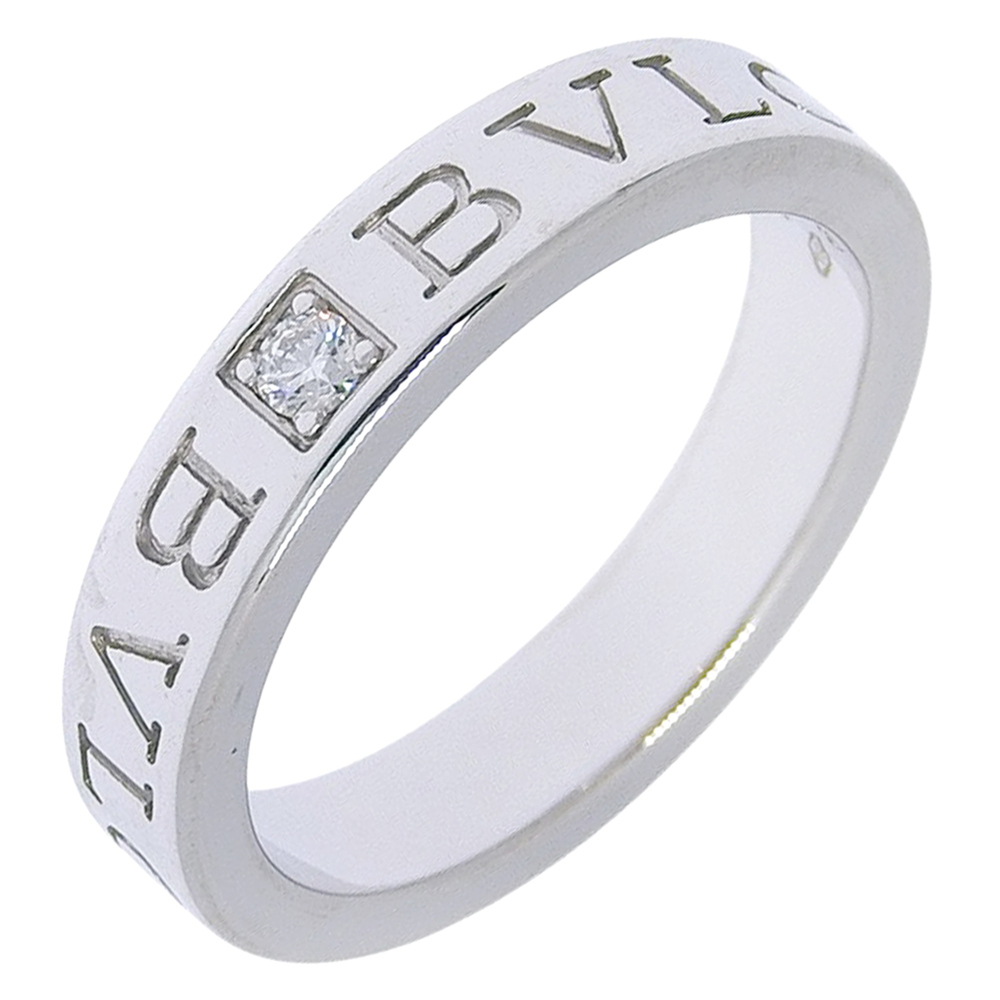 BVLGARI 18k Silver Diamond Ring
